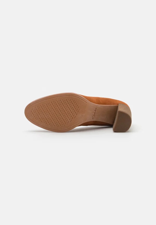 Clarks Freva Court – Escarpins À Talons Hauts – Caramel De Qualité 6