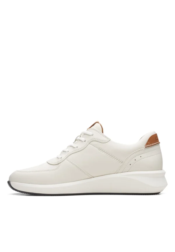 Clarks Un Rio Sprint D – Baskets Basses – White soldes pas cher 1