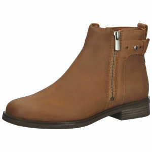 Clarks Boots À Talons – Dark Tan Lea boutique en ligne 13