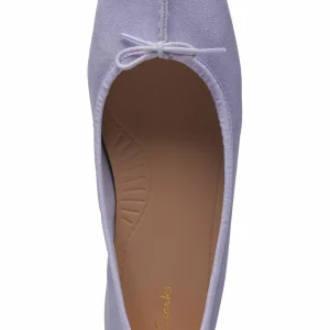 Clarks Ballerines – Lilac Suede magasin en ligne 13