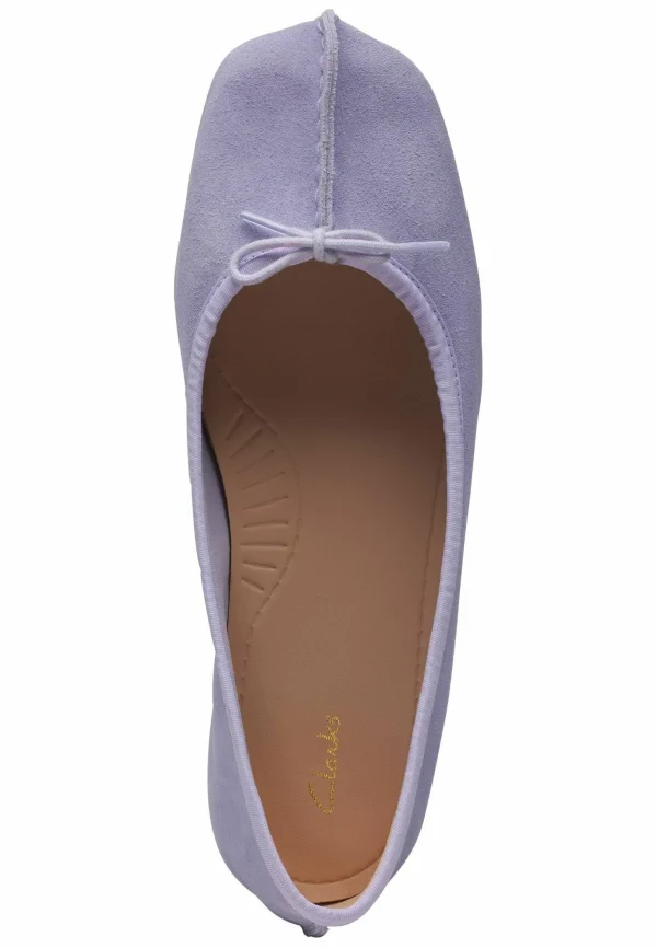 Clarks Ballerines – Lilac Suede magasin en ligne 4