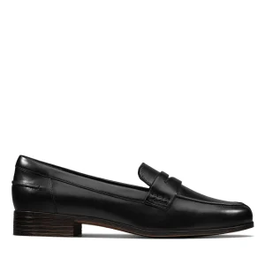 Clarks Mocassins – Black Leather marque pas cher 21