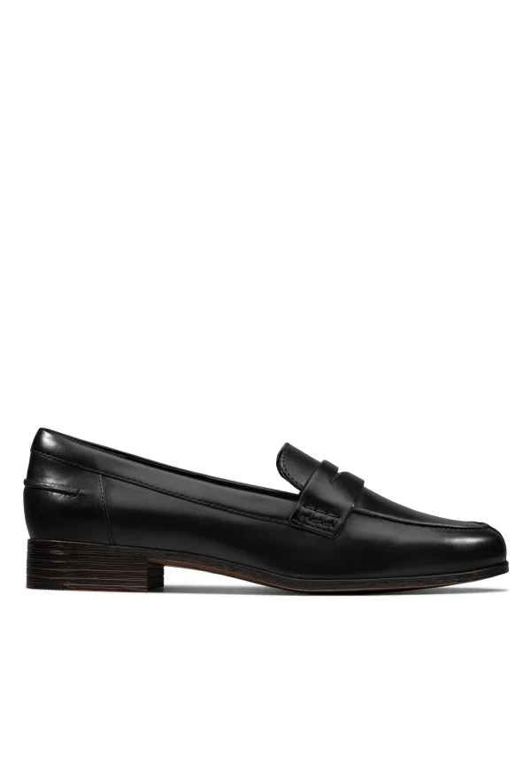 Clarks Mocassins – Black Leather marque pas cher 8