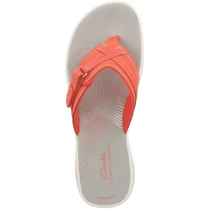 Clarks Brinkley Sea – Tongs – Bright Coral (26158581) qualité supérieure 11