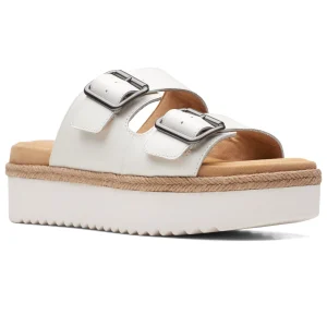 nouvelle saison Clarks Lana Beach – Mules – White 19