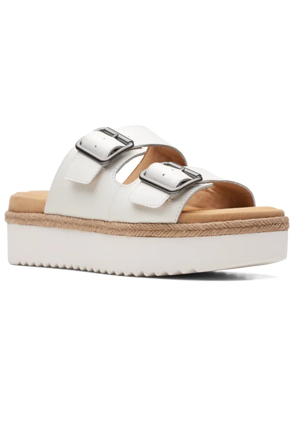 nouvelle saison Clarks Lana Beach – Mules – White 7