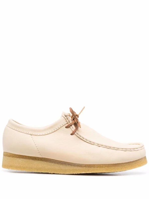 dernières Homme Clarks Originals Chaussures Wallabee En Cuir à Lacets 1