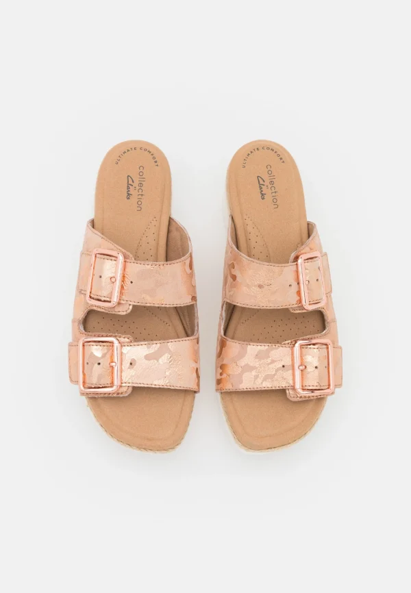 Clarks Lana Beach – Mules – Rose Gold marque moins cher 7