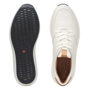 Clarks Un Rio Sprint D – Baskets Basses – White soldes pas cher 13