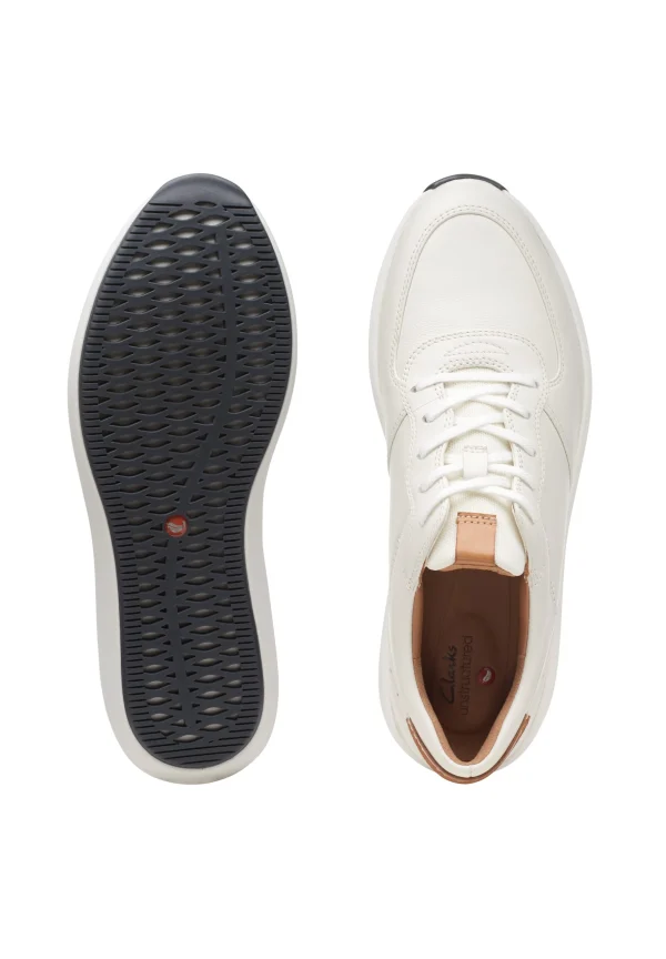 Clarks Un Rio Sprint D – Baskets Basses – White soldes pas cher 4