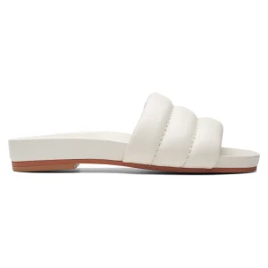 Clarks Pure Soft D – Mules – 1 Off White Lea De Qualité 18