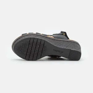 ﻿soldes Clarks Elleri Grace – Sandales À Plateforme – Black 16