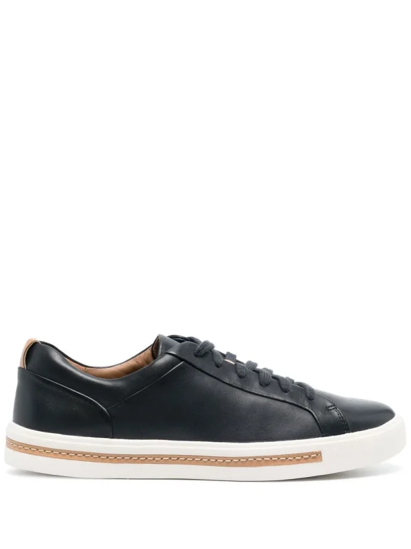 destockage Homme Clarks Baskets Un Maui En Cuir 1