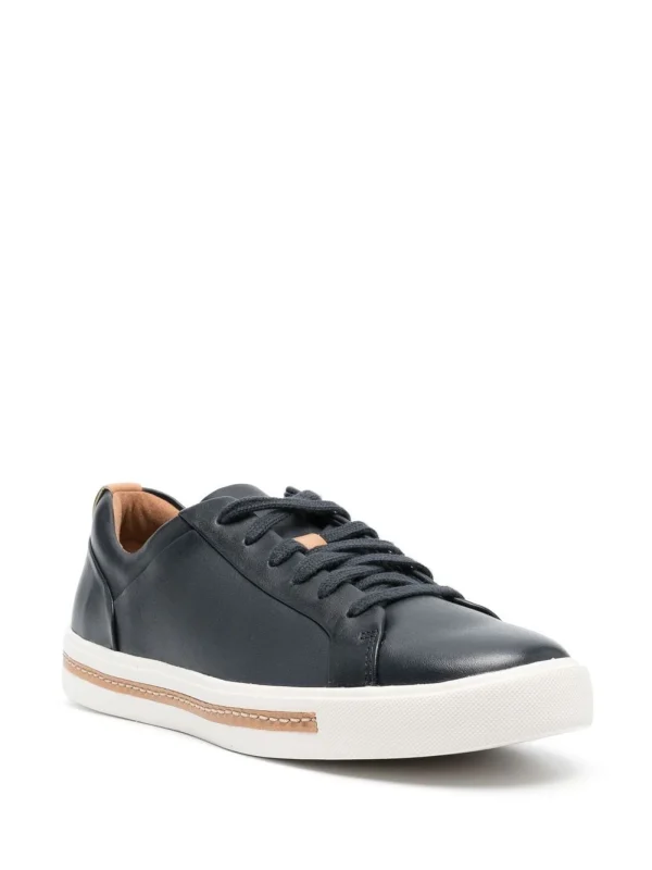 destockage Homme Clarks Baskets Un Maui En Cuir 3