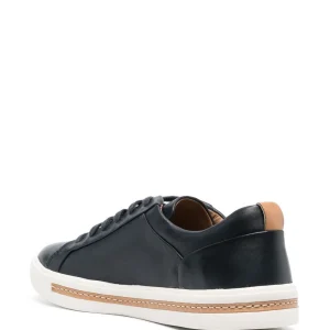 destockage Homme Clarks Baskets Un Maui En Cuir 10