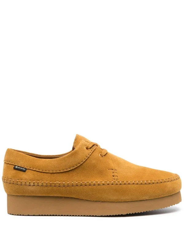 Retour Gratuit Homme Clarks Chaussures Lacées En Daim 1