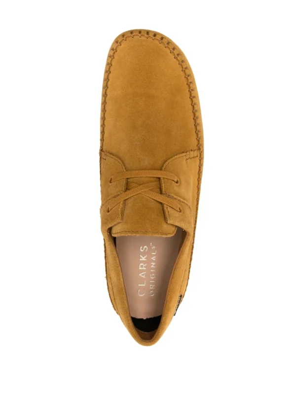 Retour Gratuit Homme Clarks Chaussures Lacées En Daim 5