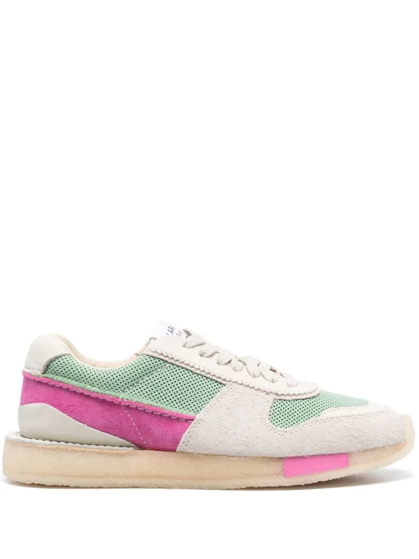 Pas Cher soldes France Femme Clarks Baskets à Design Colour Bock 1