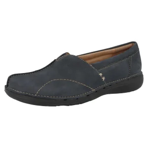 Pas Cher Magasin Soldes Clarks Un Loop Stride – Mocassins – Navy Nubuck 9