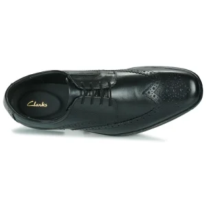 Pas Cher soldes France Clarks HOWARD WING Couleur Noir 18