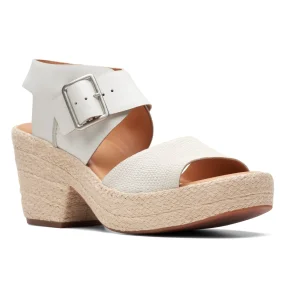 design à la mode Clarks Kimmeihi Strap D – Sandales À Plateforme – Beige 19