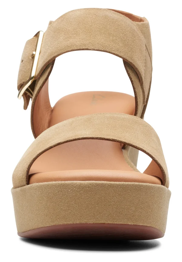 Clarks Kimmeihi Strap-D – Sandales À Plateforme – Beige mode 6