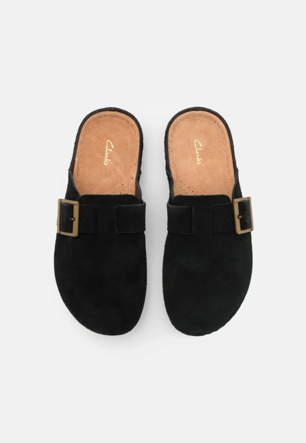 Clarks Brookleigh Mule – Chaussons – Black Prix très abordable 6