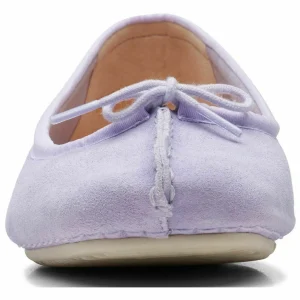 Clarks Ballerines – Lilac Suede magasin en ligne 19