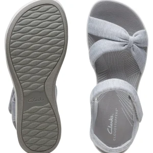 dernières Clarks Arla Shore-D – Sandales Compensées – Grey 13