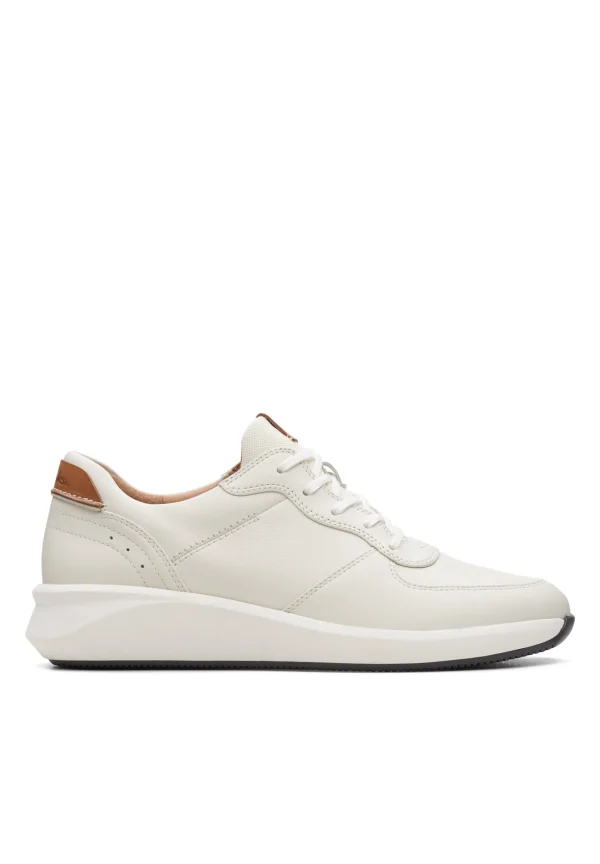 Clarks Un Rio Sprint D – Baskets Basses – White soldes pas cher 7