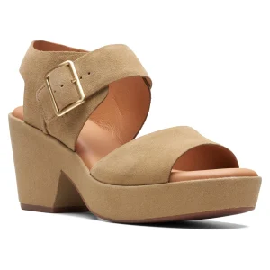 Clarks Kimmeihi Strap-D – Sandales À Plateforme – Beige mode 19