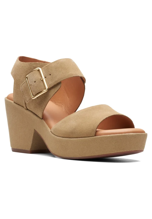 Clarks Kimmeihi Strap-D – Sandales À Plateforme – Beige mode 7