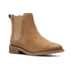 Clarks Cologne Arlo2 – Boots À Talons – Dark Sand Suede Livraison internationale 15