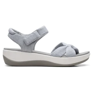 dernières Clarks Arla Shore-D – Sandales Compensées – Grey 21