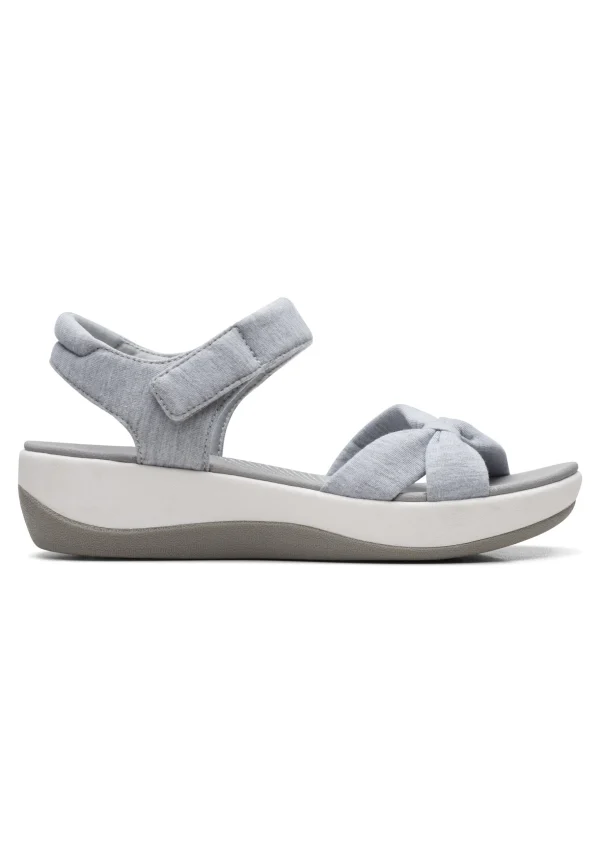 dernières Clarks Arla Shore-D – Sandales Compensées – Grey 8