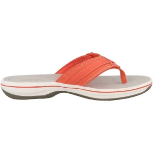 Clarks Brinkley Sea – Tongs – Bright Coral (26158581) qualité supérieure 15