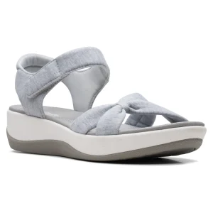 dernières Clarks Arla Shore-D – Sandales Compensées – Grey 19