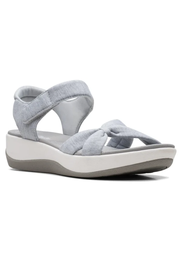 dernières Clarks Arla Shore-D – Sandales Compensées – Grey 7