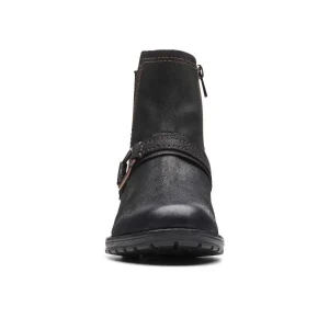 Large choix en ligne Clarks Aspra Buckle – Boots À Talons – Black Sde 14