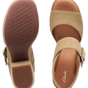 Clarks Kimmeihi Strap-D – Sandales À Plateforme – Beige mode 13