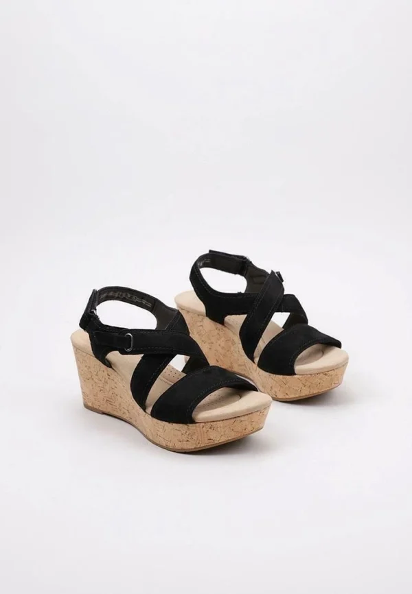 Clarks Rose Way – Sandales À Talons Hauts – Black boutique en ligne 3