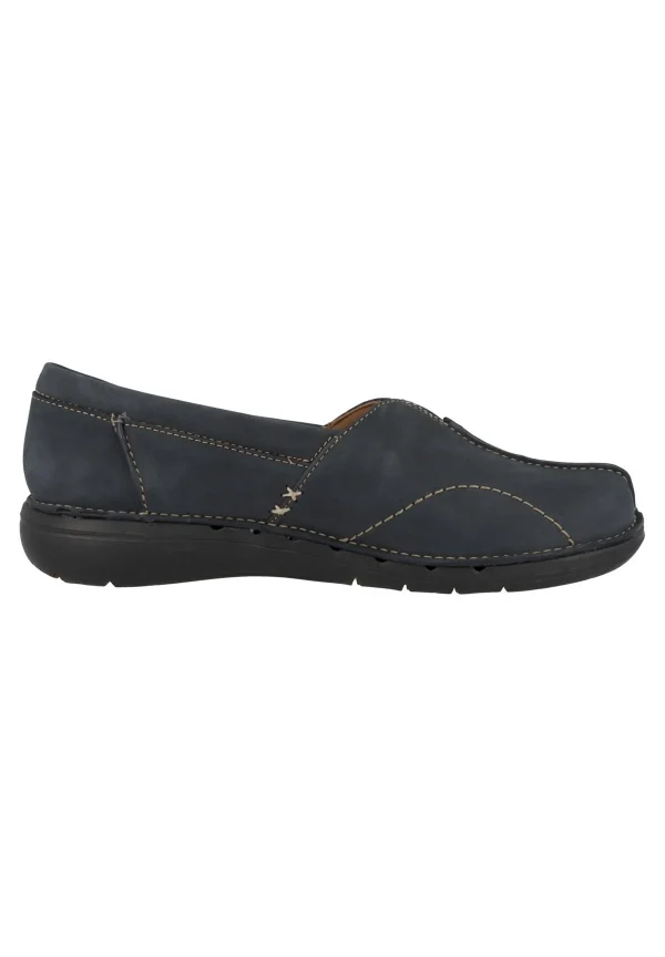 Pas Cher Magasin Soldes Clarks Un Loop Stride – Mocassins – Navy Nubuck 6