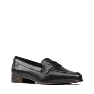 Clarks Mocassins – Black Leather marque pas cher 19