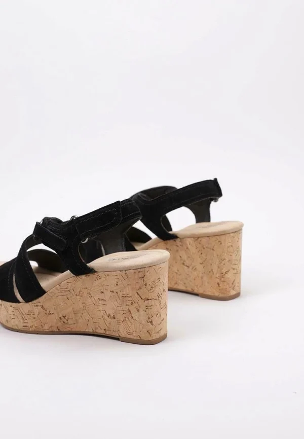 Clarks Rose Way – Sandales À Talons Hauts – Black boutique en ligne 5