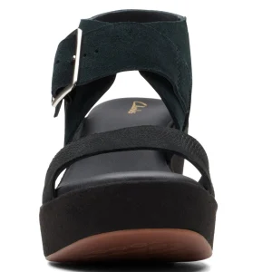 Clarks Kimmeihi Strap D – Sandales À Plateforme – Black grande marque pas cher 17