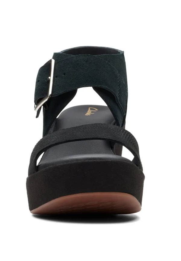 Clarks Kimmeihi Strap D – Sandales À Plateforme – Black grande marque pas cher 6