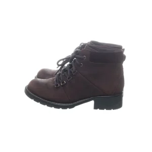 Clarks Laced Boots Purple SHOES-EU-37 Women design à la mode 12