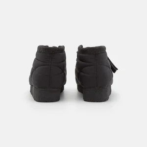 outlet soldes Clarks Originals Wallabee – Boots À Talons – Black Quilted 14