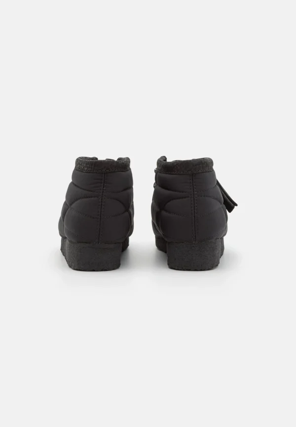 outlet soldes Clarks Originals Wallabee – Boots À Talons – Black Quilted 5