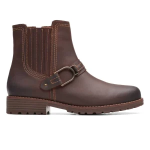 Pas Cher Magasin Soldes Clarks Aspra Buckle – Boots À Talons – British Tan Lea 18